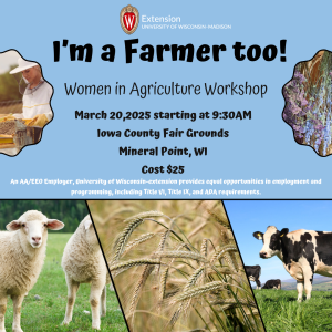 Women in Ag Workshop: March 20, 2025